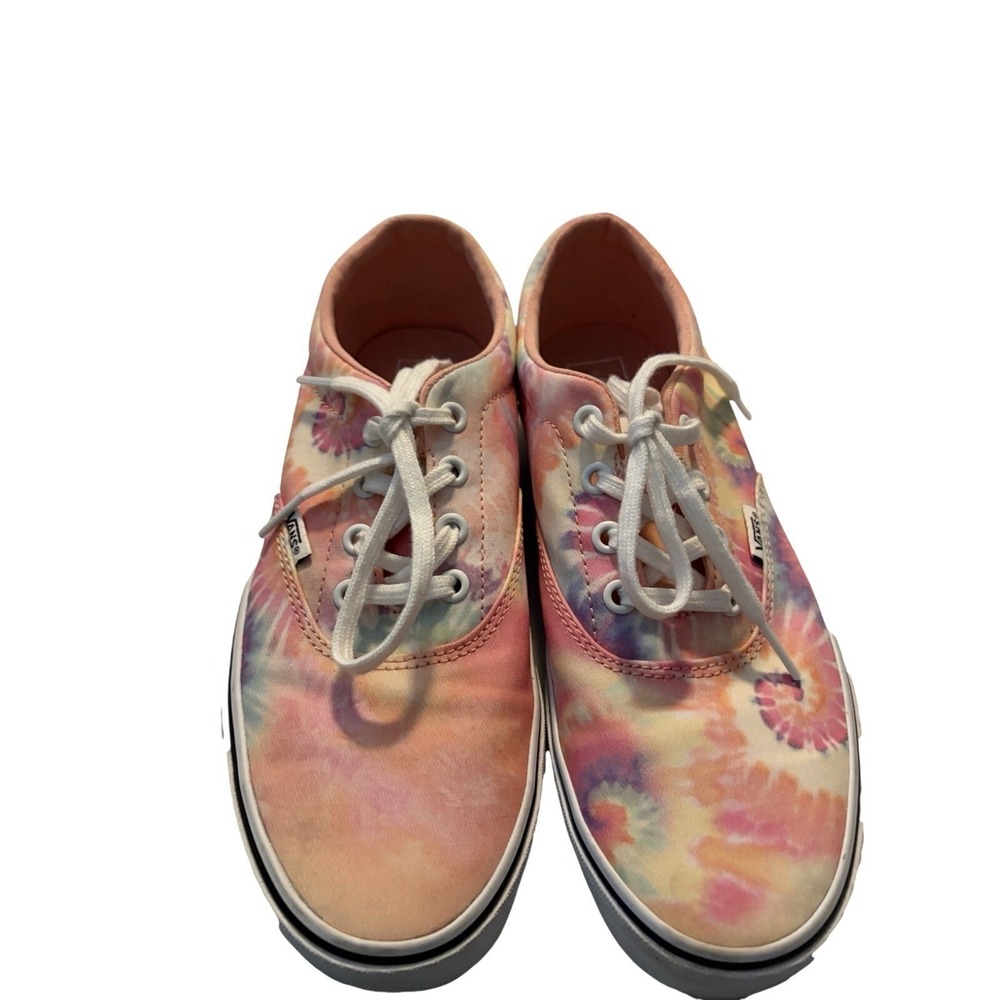Vans Era Tie Dye Pink Orange Purple Low Top Skate Shoes Womens 8.5 721356